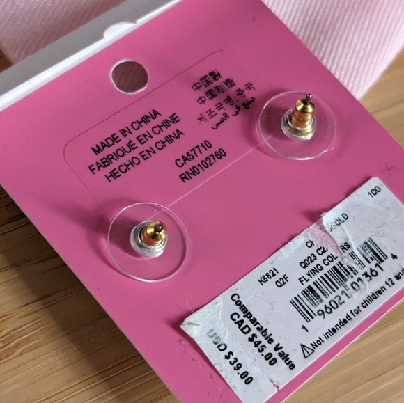 Kate Spade Flying Colors Pearl Earrings - Picture 3 of 3